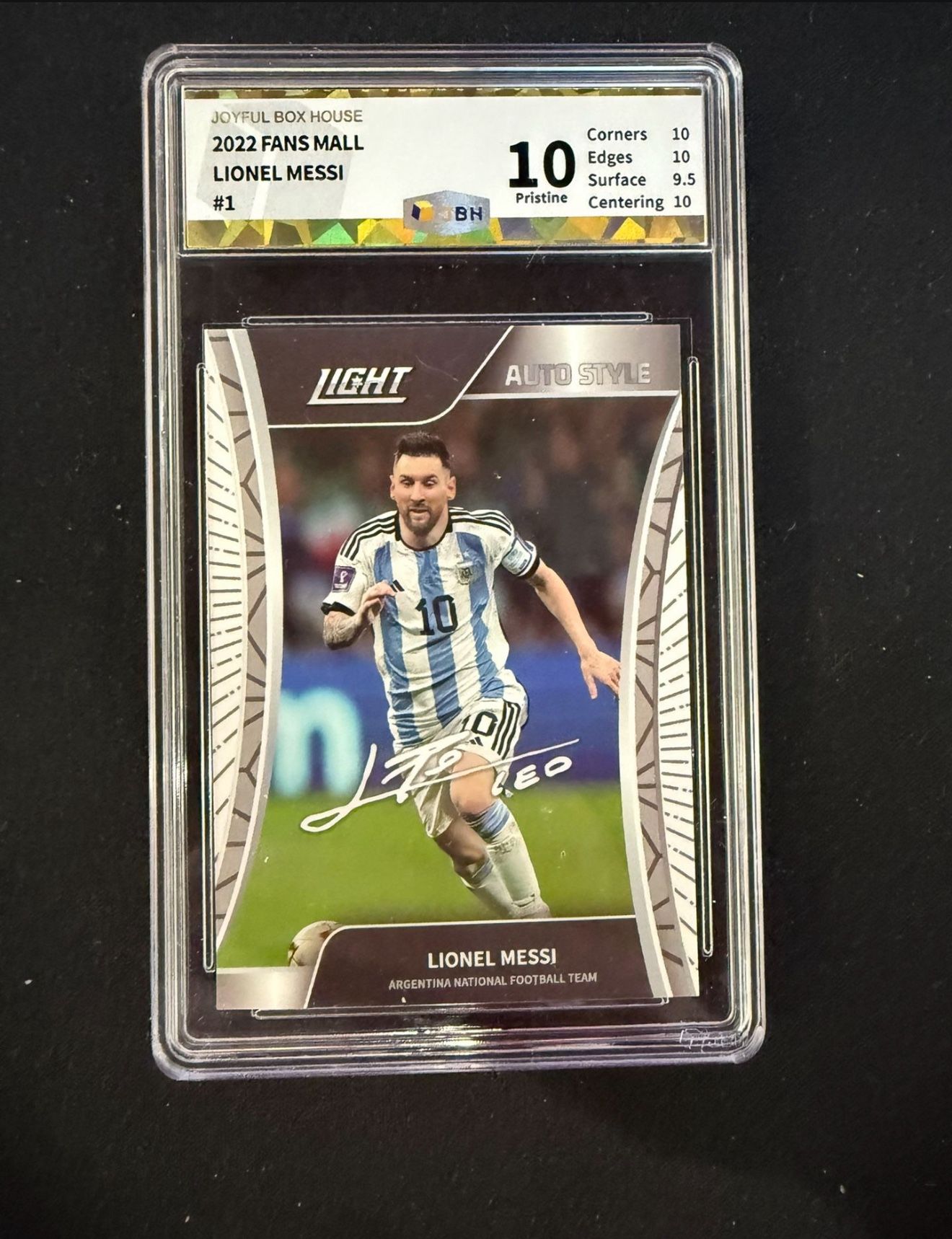 Lionel Messi 2022 Fans Mall with Authentic Auto JBH 10