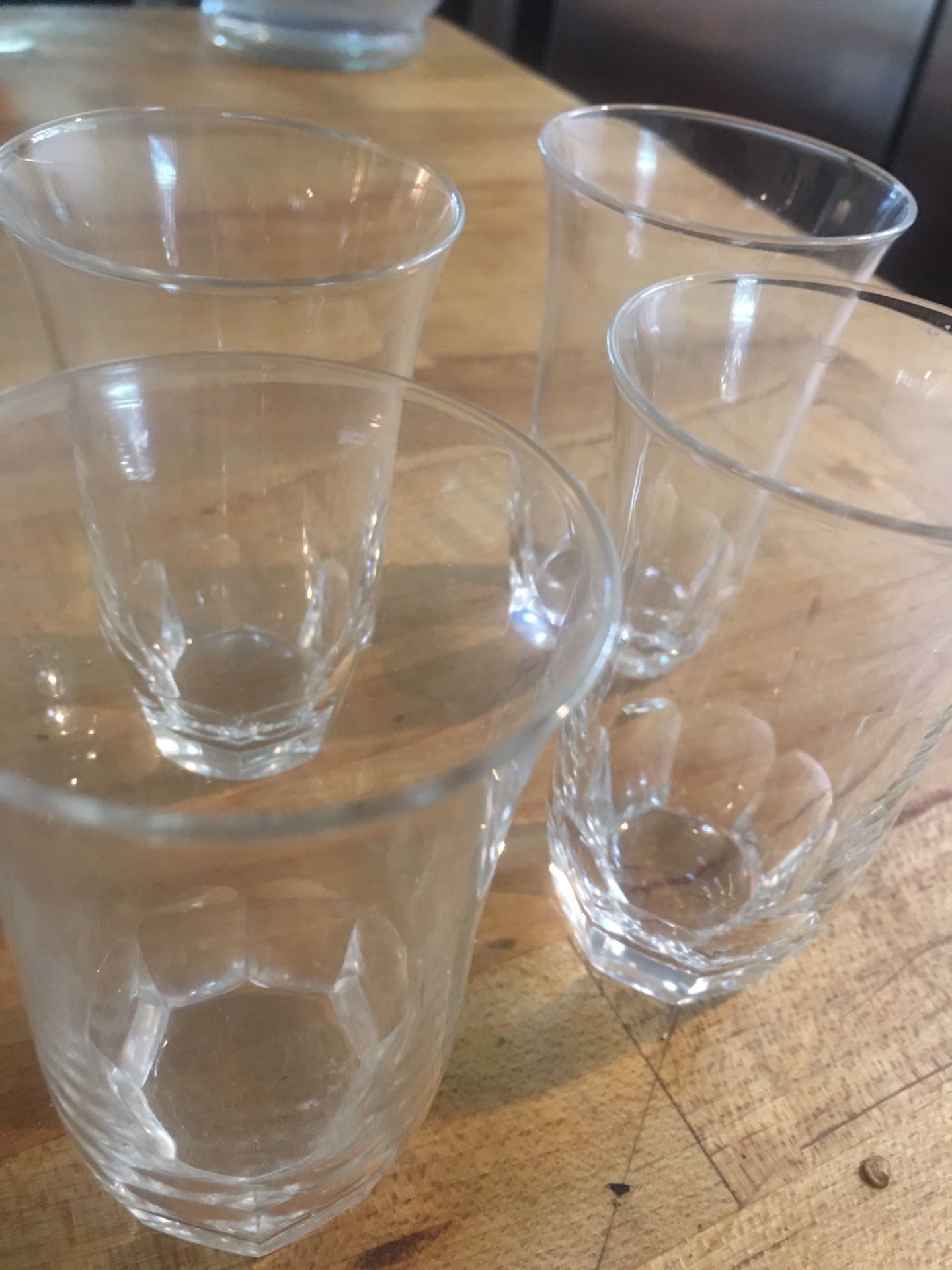 Set Of Four Vintage Shot Glasses