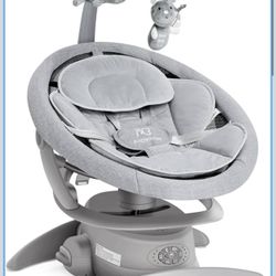 3-in-1 Baby Swing with Motion Detection, Portable Baby Swings for Infants with Removable Rocker & Stationary Seat