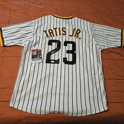 Tatis Jr San Diego jersey signed shirt