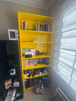 IKEA sunshiny yellow Billy bookcase