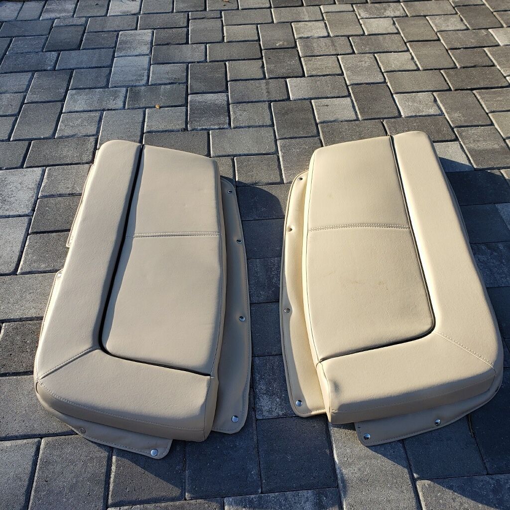 Boat Cushions 18”x38” for Sea Chaser 50 Pair Coral Springs for Sale in