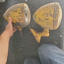 Old Hot rod headlights 