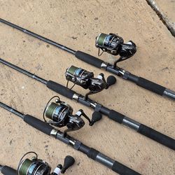 Salt Striker Fishing Reel/Braid/Tightline Rods...85.00 Each