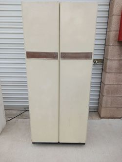 Vintage Metal Garage Cabinet