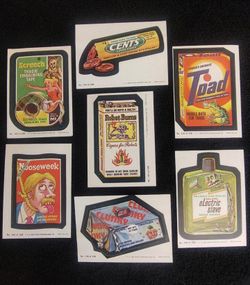 1982 Topps Wacky Packages - 7 Card Lot - Original Series Reissue -m