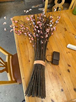 Flower decoration with lights