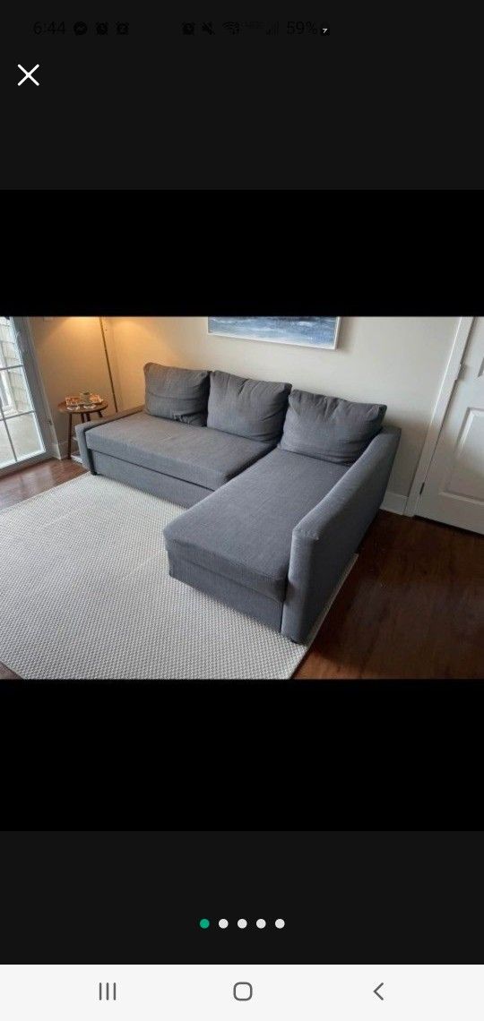 Ikea FRIHETEN Sleeper Sectional | Se Habla Español