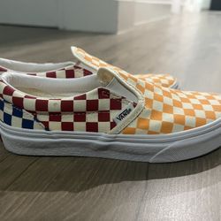 Vans Checkerboard Slip Ons 