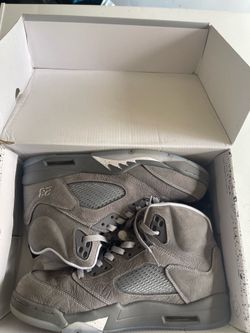 Jordan 5 wolf grey size 12