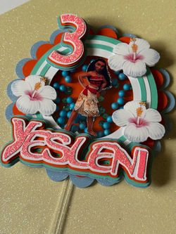 Moana caketopper handmade