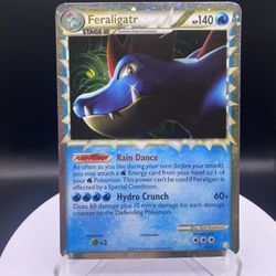 2010 Feraligatr Holo Rare 108/123 Heartgold & Soul Silver Set