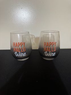 Celebrate It Halloween Stemless Wine Glasses