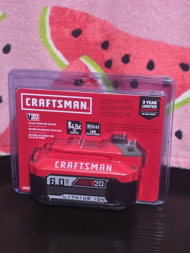 CRAFTMAN BATTERY 6.0 BRAND NEW