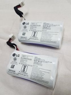SET DE BATERIAS PARA LG BLUETOOTH SPEAKER MODELO PK7 NUEVAS EN SU CAJA
