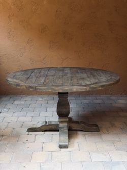 Wood round table for sale