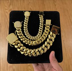 Thick heavy bracelets available