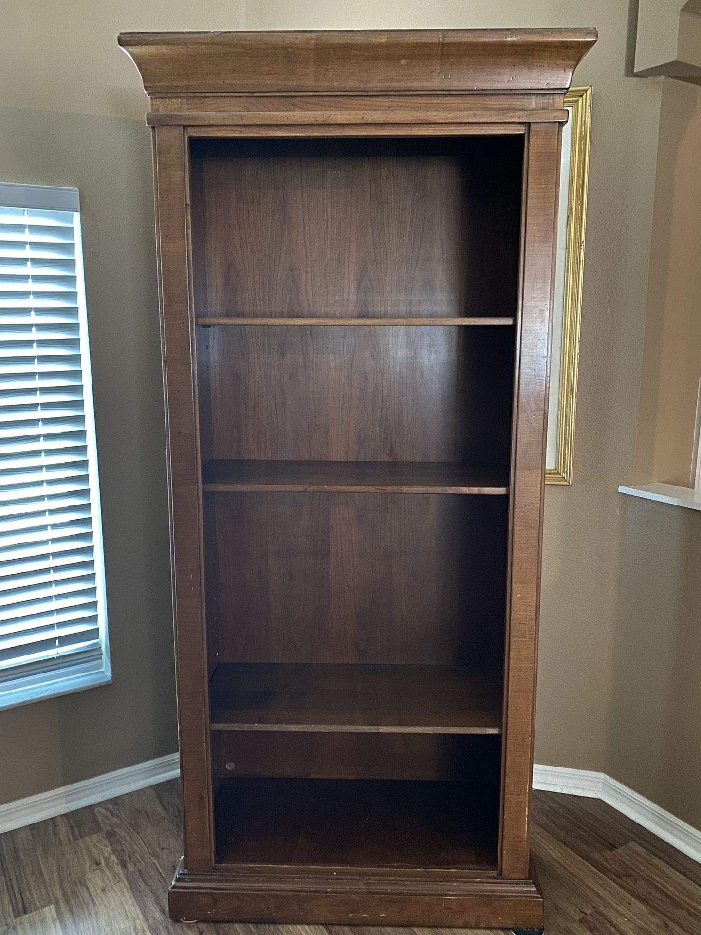 Antique Bookcase Solid Wood Made In Italy