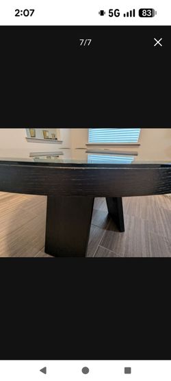 54' Modern Round Dining Table