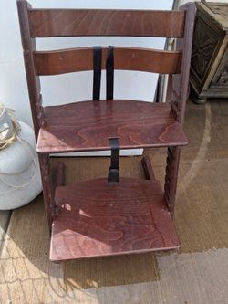 Wood High Chair