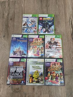 Xbox 360 Complete In Box Video Game Lot - 9 Games
