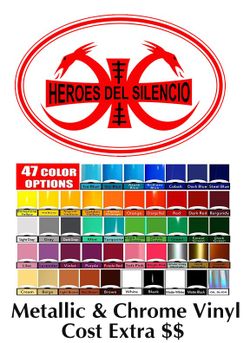 Heroes Del silencio Decal