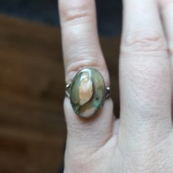 Pearl Vintage Sterling Ring.