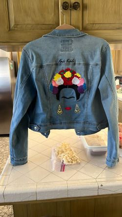 Frida Kahlo Jean Jacket