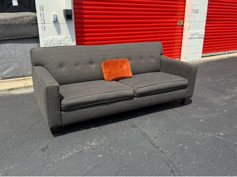 Rowe Dark Gray Sleeper Sofa – Free Curbside Delivery 🚚