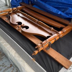 Bed Frame And Mattress With Box Spring 