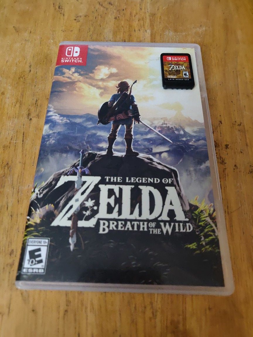 Zelda Breath of the Wild Nintendo Switch