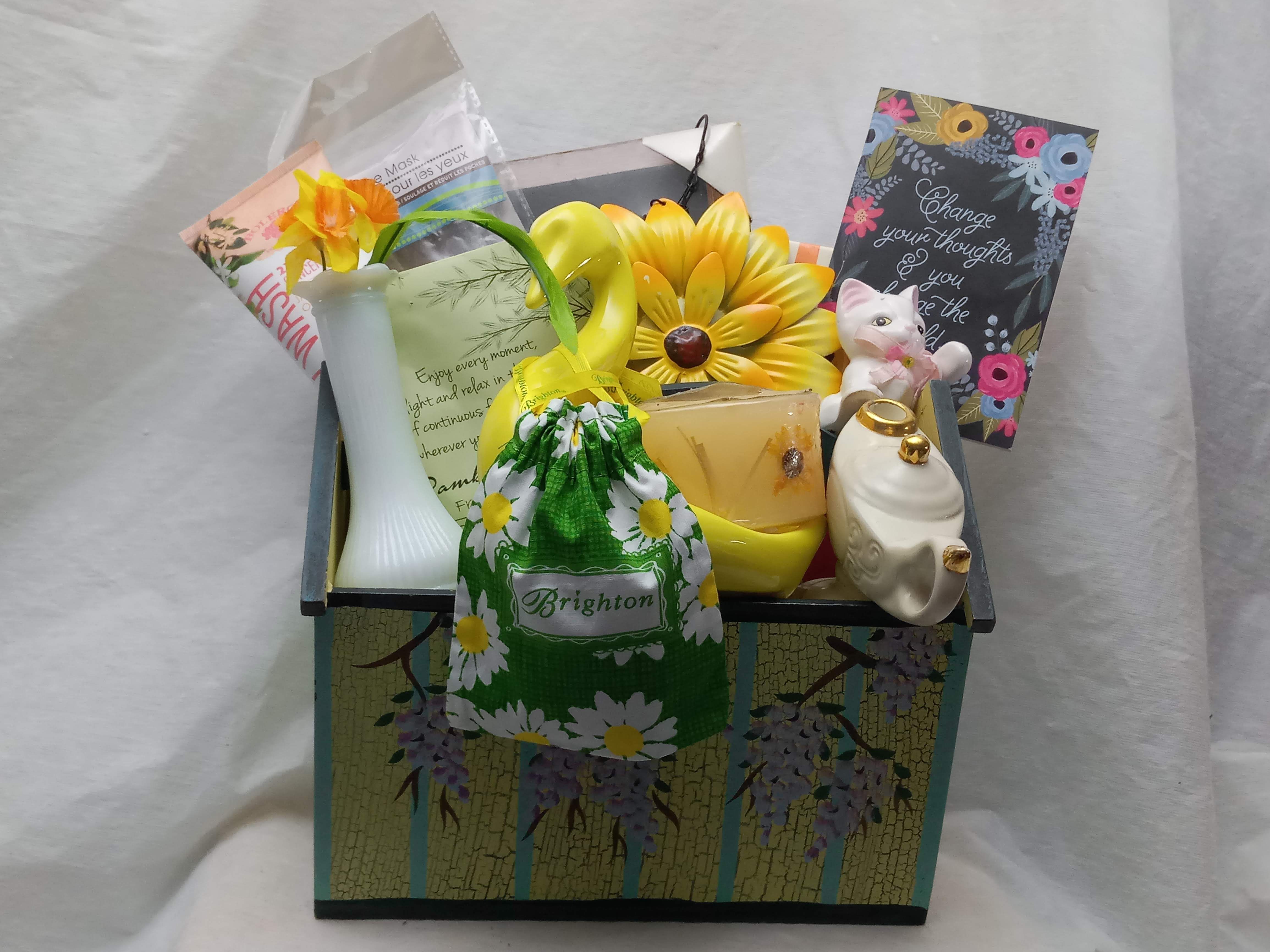MOTHER'S DAY SUNFLOWER BASKET