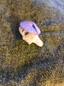 Vintage Hand Painted Art Deco Brooch