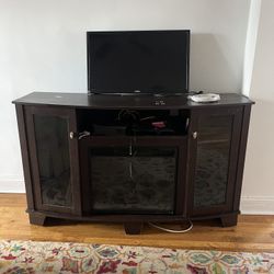TV stand With fireplace