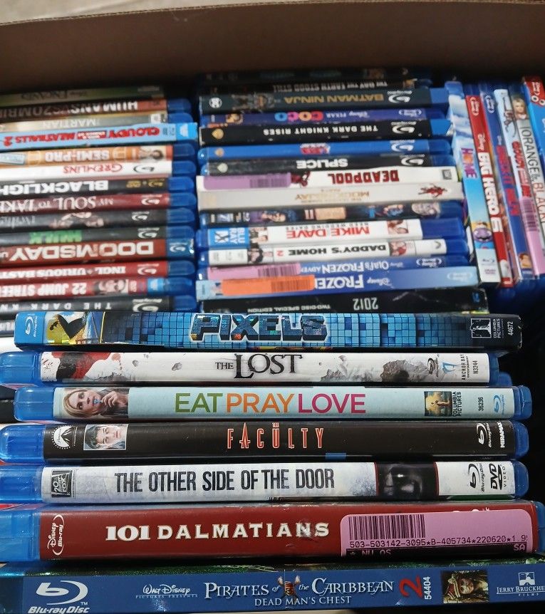 Empty Blue Ray Cases