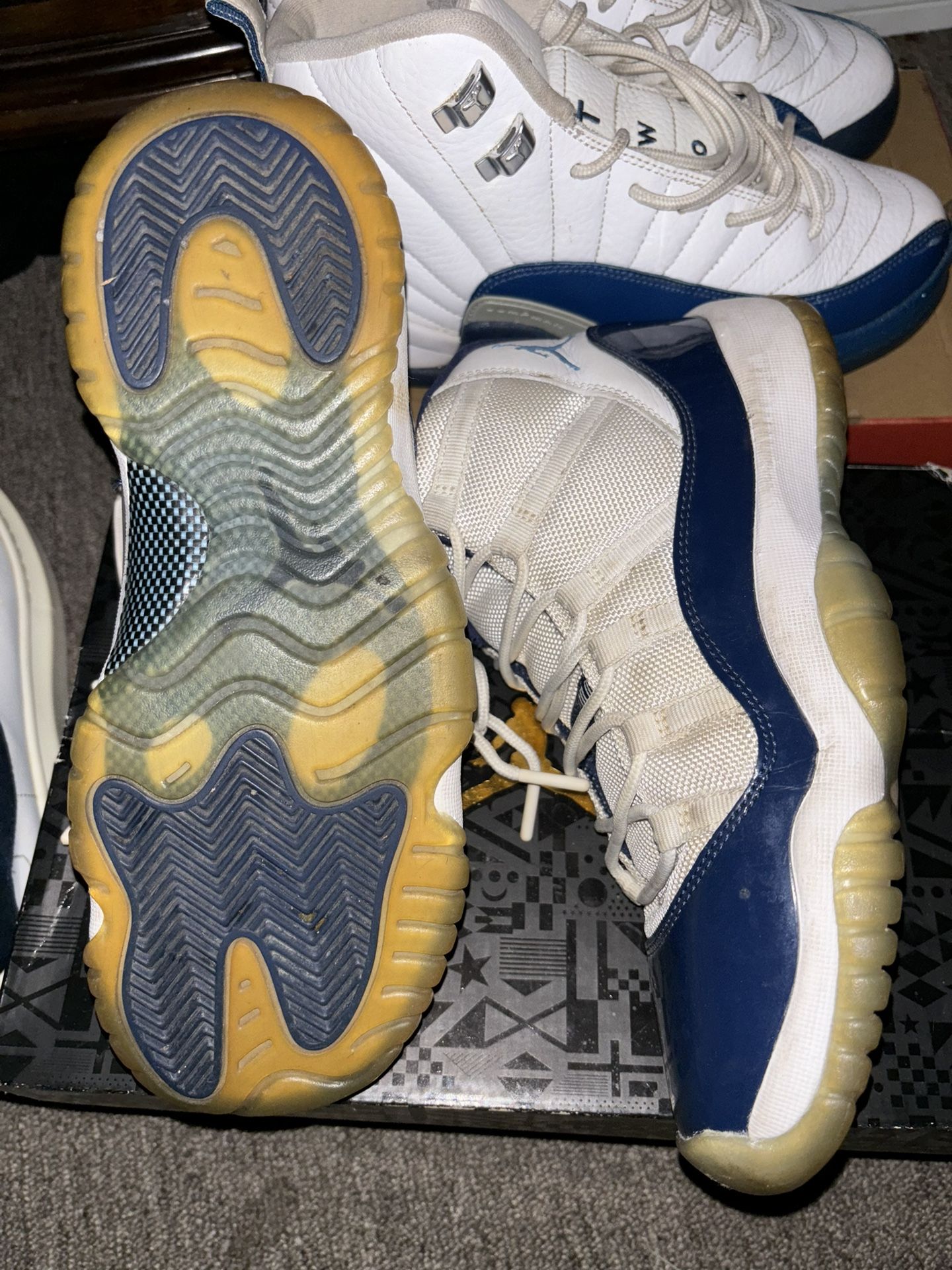 Jordan 11 Concord Yellow Sole Jordan 11