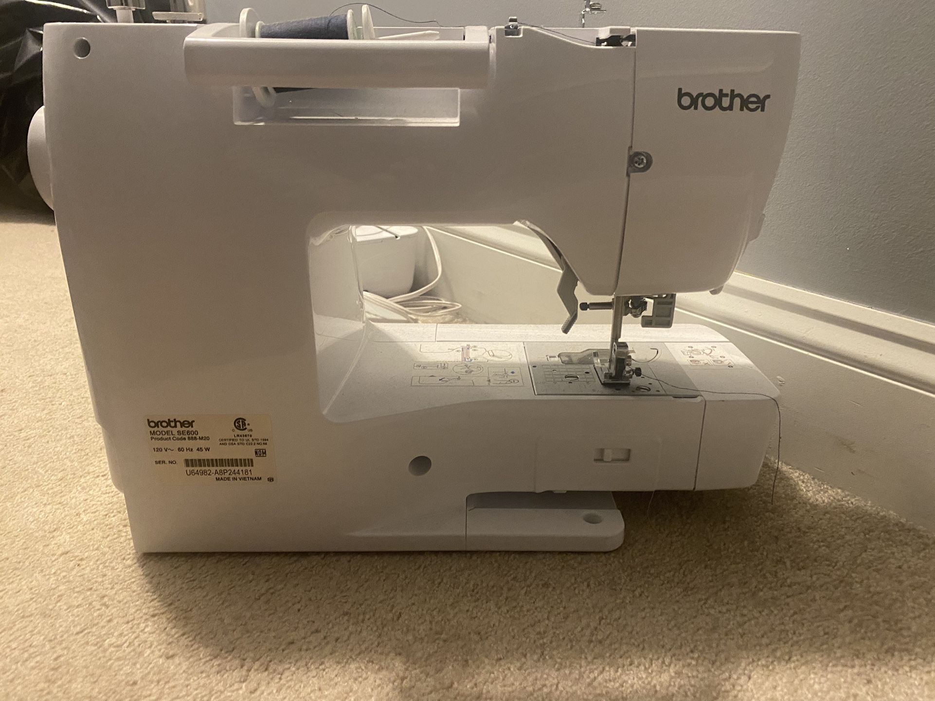 Brother E600 Sewing Machine