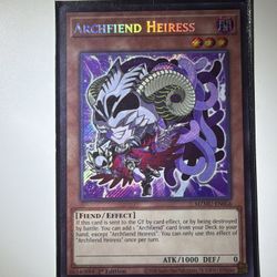 MZMU-EN066 Archfiend Heiress Chibi Art Secret Rare 1st Ed YuGiOh 