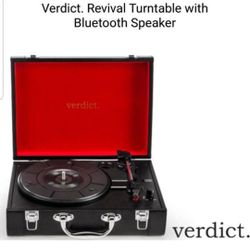 Verdict. Revival Turntable with Bluetooth Speaker