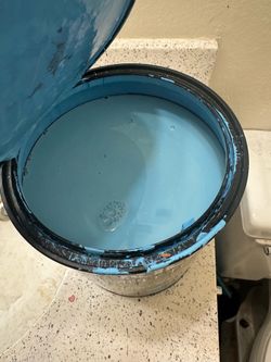 Blue primer & paint basically not touched