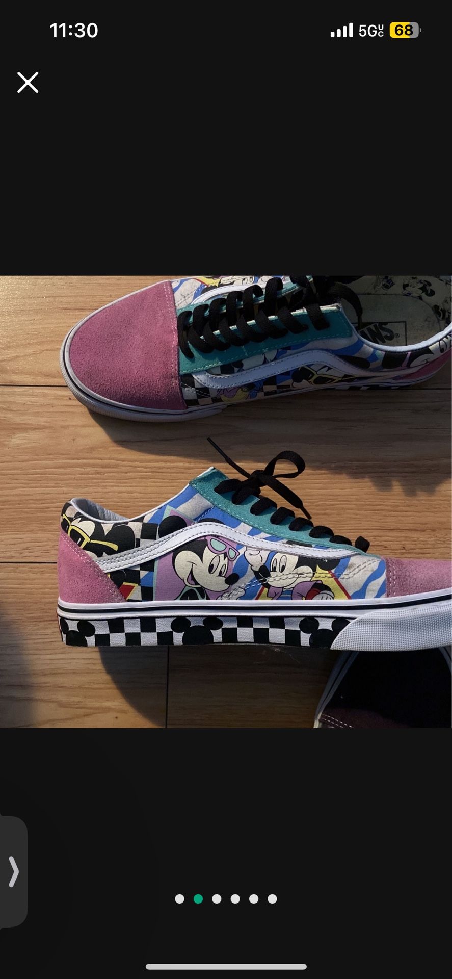 VANS OLD SKOOL DISNEY 80s is Mickey! RARE