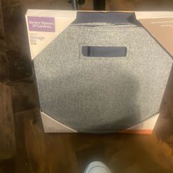 Storage Bin Cloth Light Gray