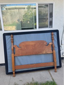Queen size bed and frame