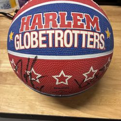 Harlem Globetrotters Signed Basketball