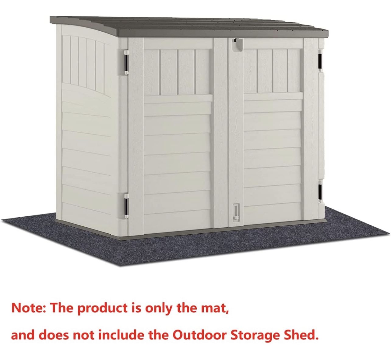 Outdoor Storage Shed Mat，Waterproof and Dustproof Outdoor Carport Mat