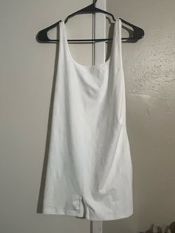 White Racerback Tank Top 2 SHEIN
