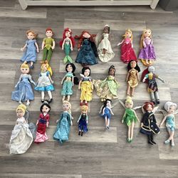 Lot Of Disney Dolls. Over 20!