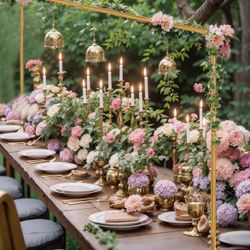 Over The Table Rod Stand For Flowers Balloons Lights Decorations