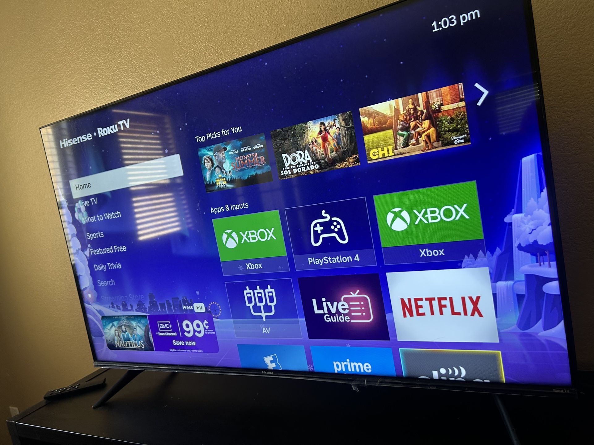 Flat Screen Smart Tv