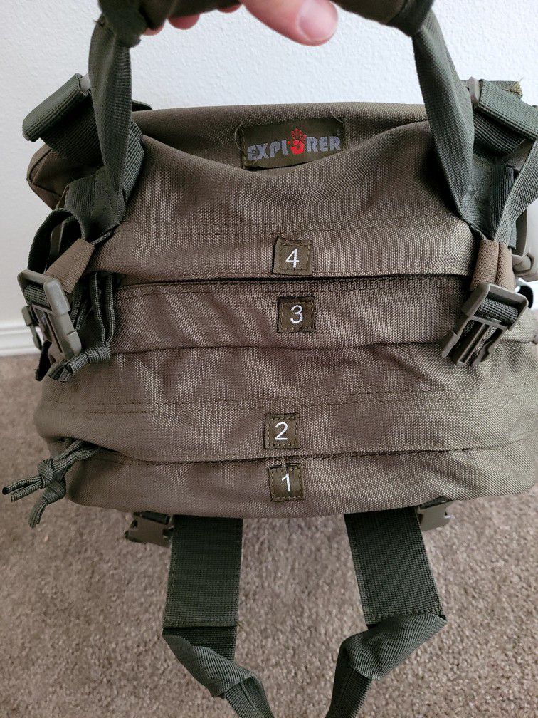 First Aid Military style backpack